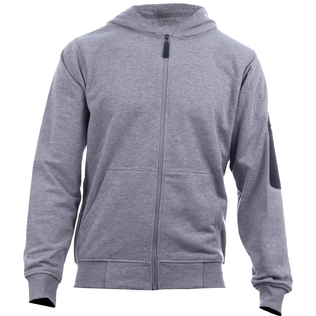 Caterpillar Loopback Full Zip Hoodie Pulóverek Férfi Szürke | 8794-CRYSM