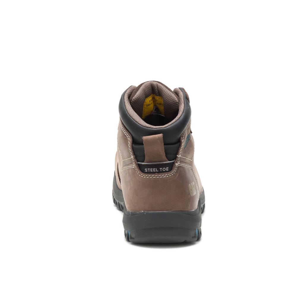 Caterpillar Mae Steel Toe Waterproof Acél Orrú Csizma Női Barna | 5782-SOVUC