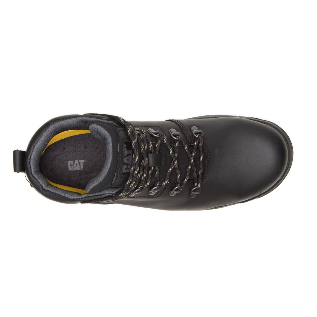 Caterpillar Mae Steel Toe Waterproof Acél Orrú Csizma Női Fekete | 7943-LPSXJ