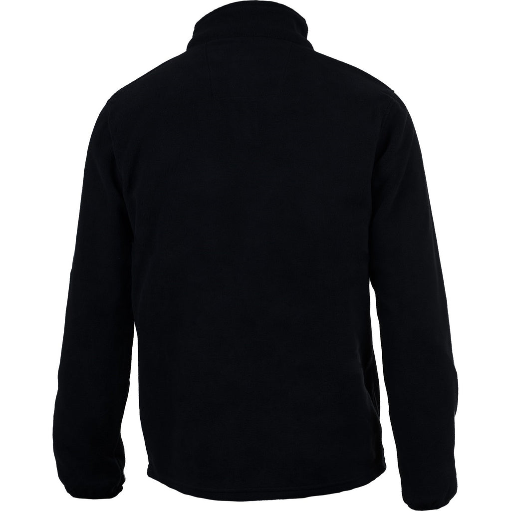 Caterpillar Microfleece Quarter Zip Fleeces Férfi Fekete | 4013-HZYSX