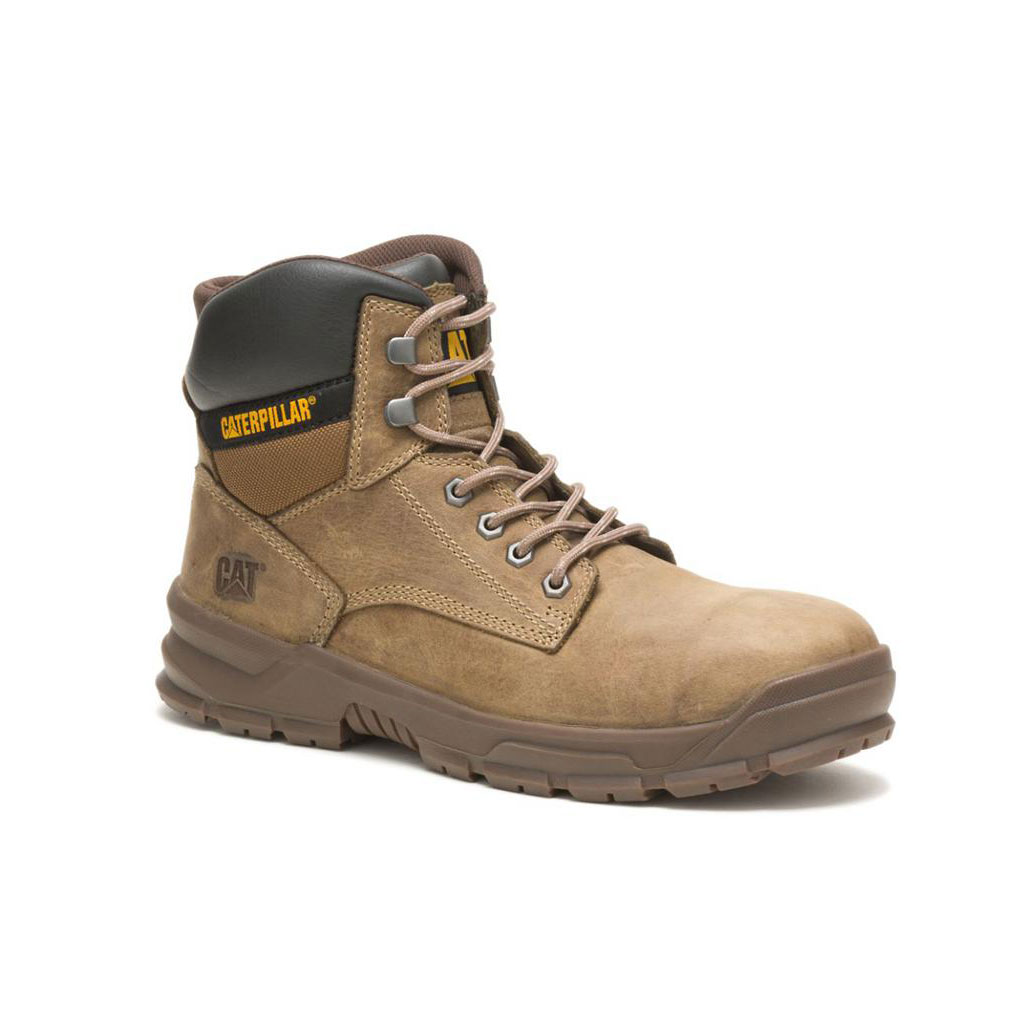 Caterpillar Mobilize Alloy Toe Munkabakancs Férfi Barna | 6197-BGYVE