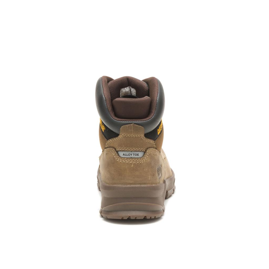 Caterpillar Mobilize Alloy Toe Munkabakancs Férfi Khaki | 8703-WKLOH