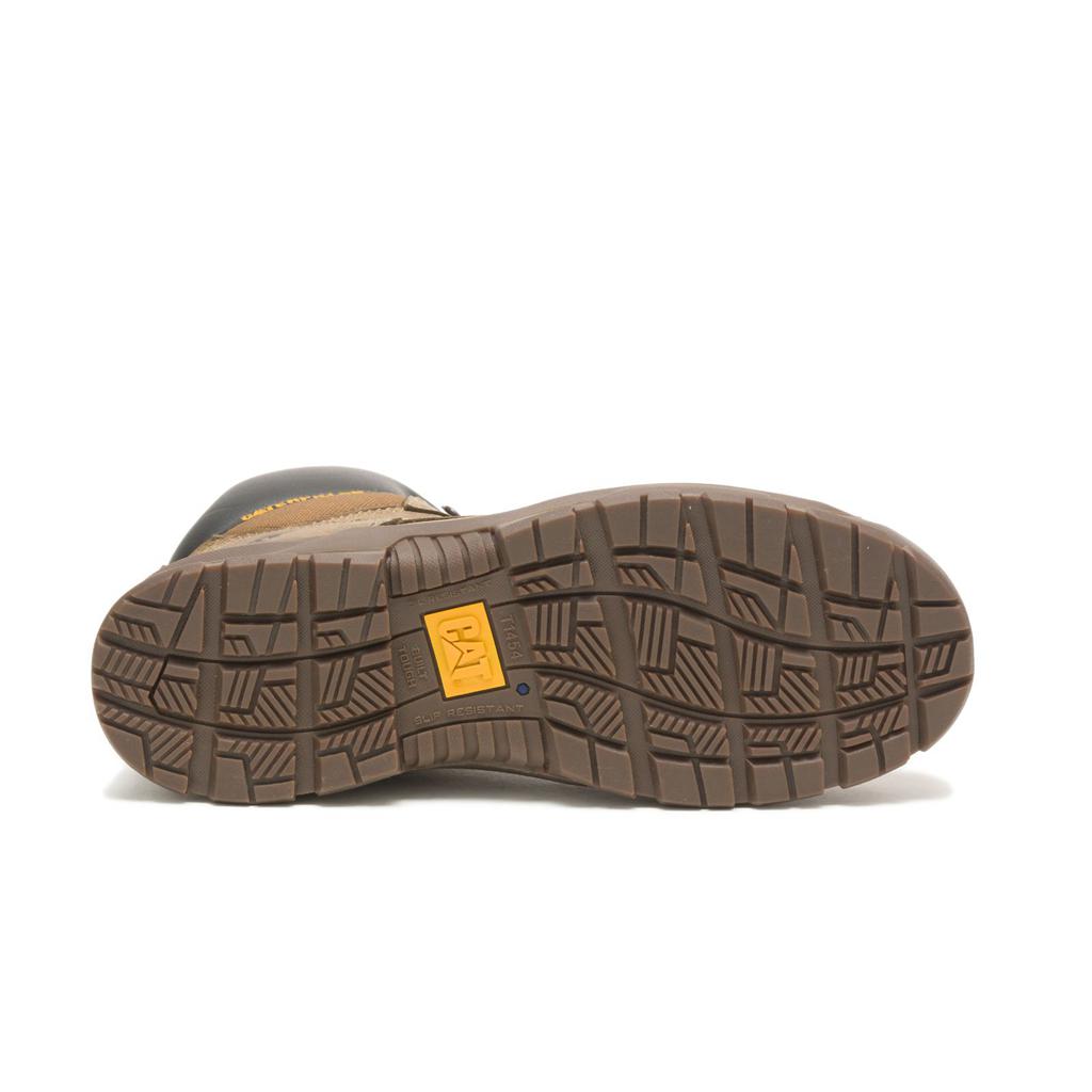 Caterpillar Mobilize Alloy Toe Munkabakancs Férfi Khaki | 8703-WKLOH