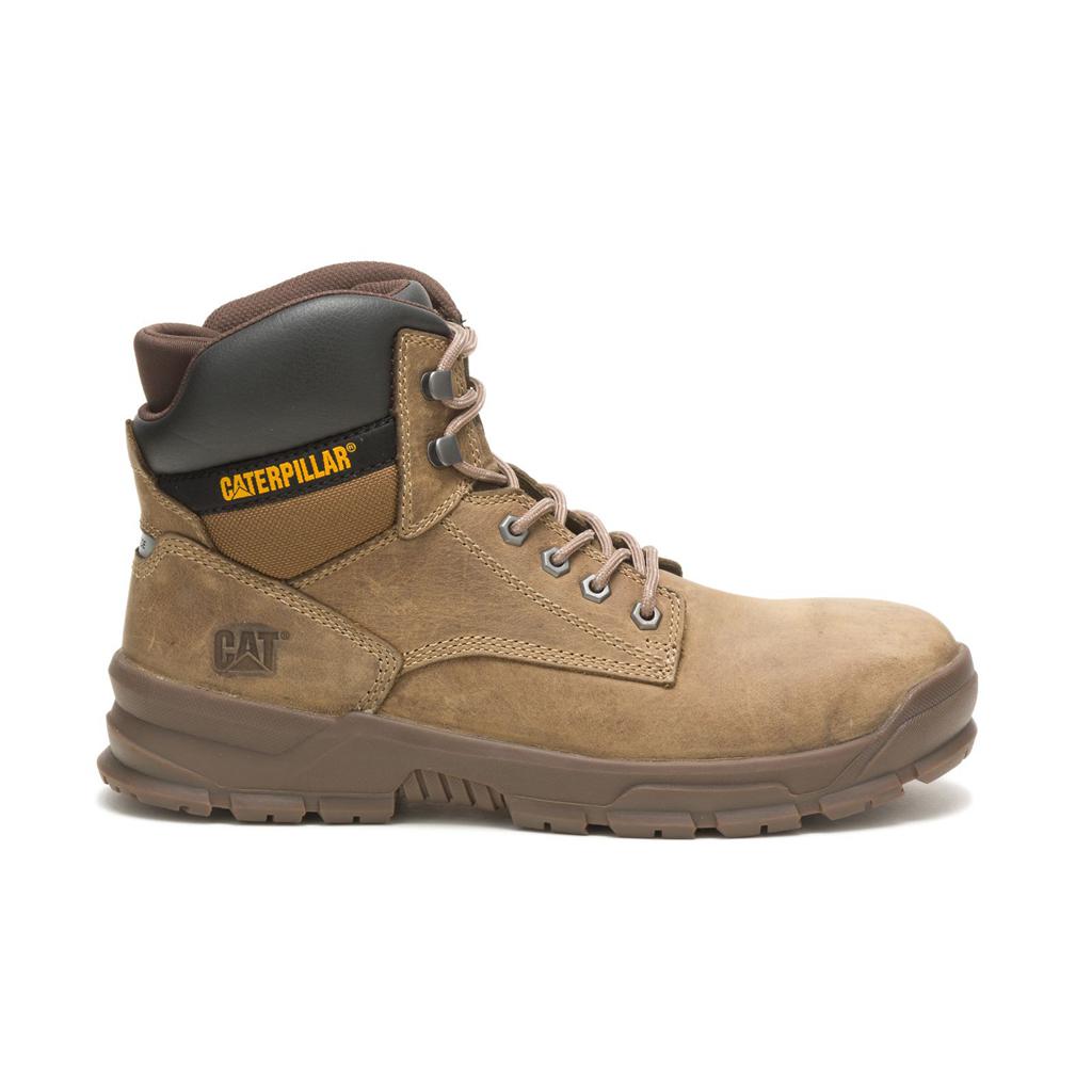 Caterpillar Mobilize Alloy Toe Munkabakancs Férfi Khaki | 8703-WKLOH