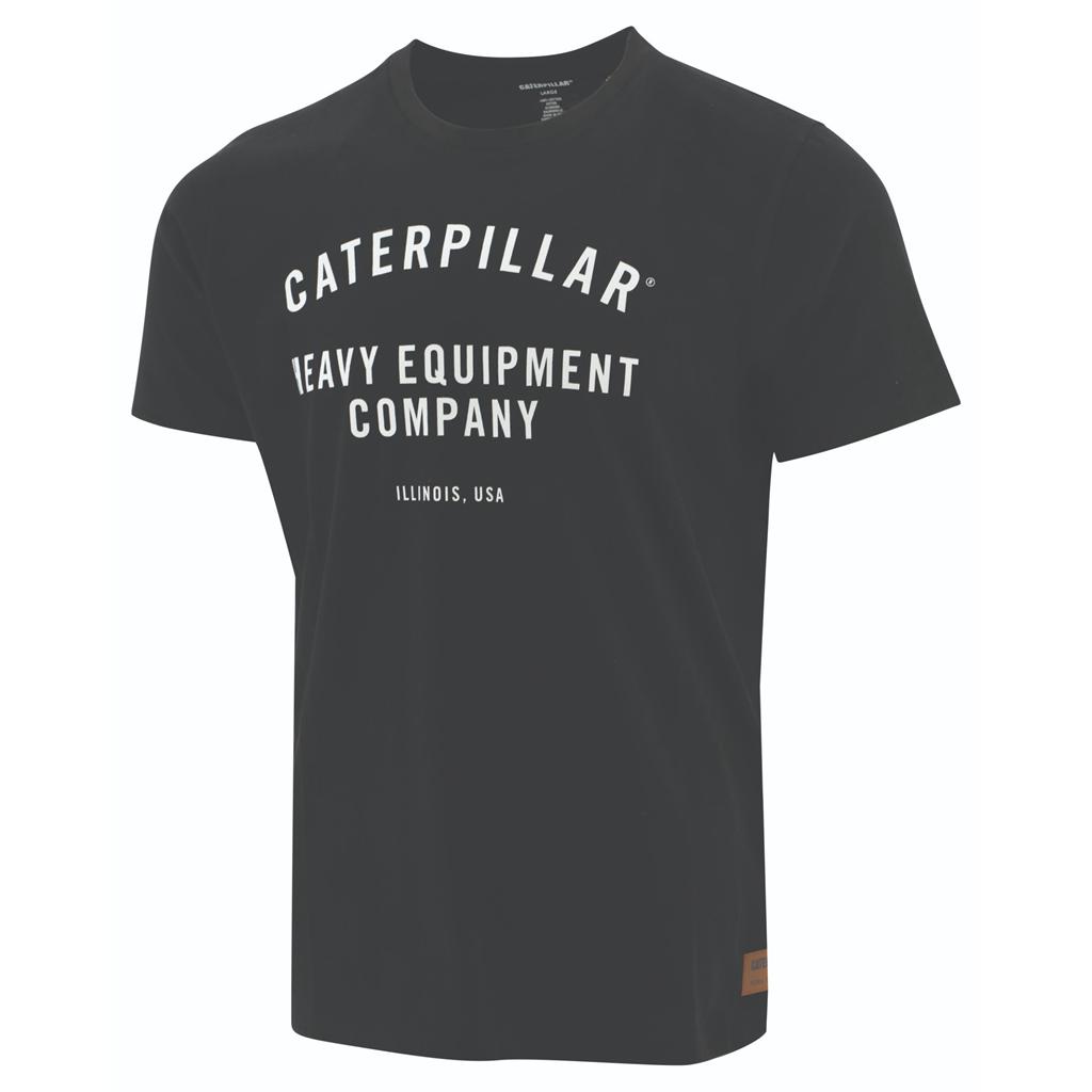 Caterpillar Munka Hec T-Shirts Férfi Fekete | 0824-IQOVA