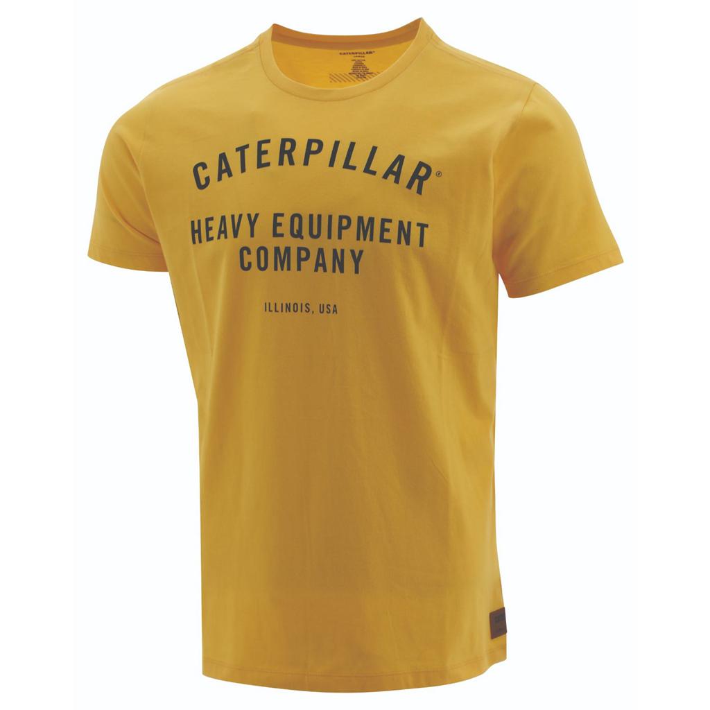 Caterpillar Munka Hec T-Shirts Férfi Sárga | 9178-VSHZX