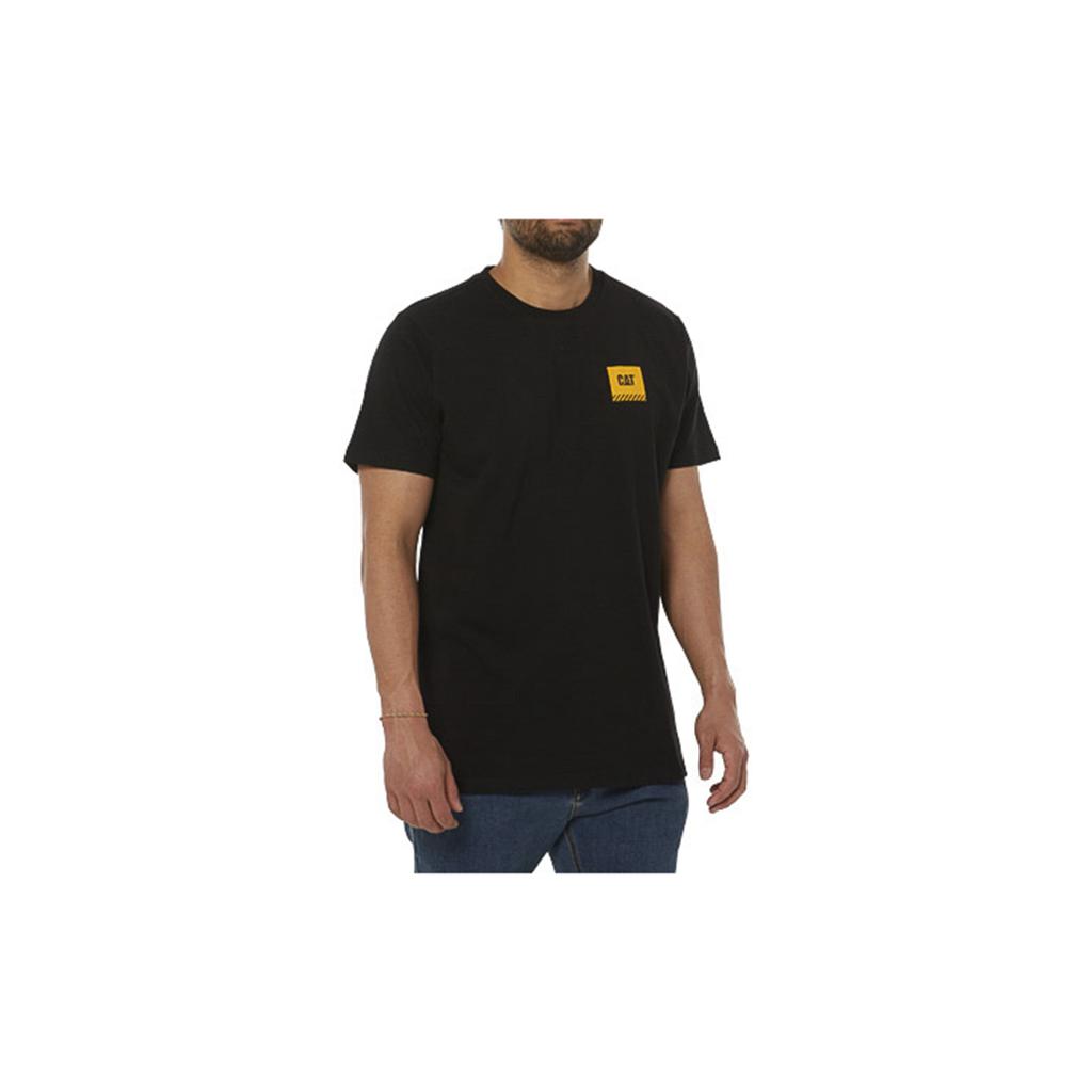 Caterpillar Munka Restricted T-Shirts Férfi Fekete | 3249-OYBCT