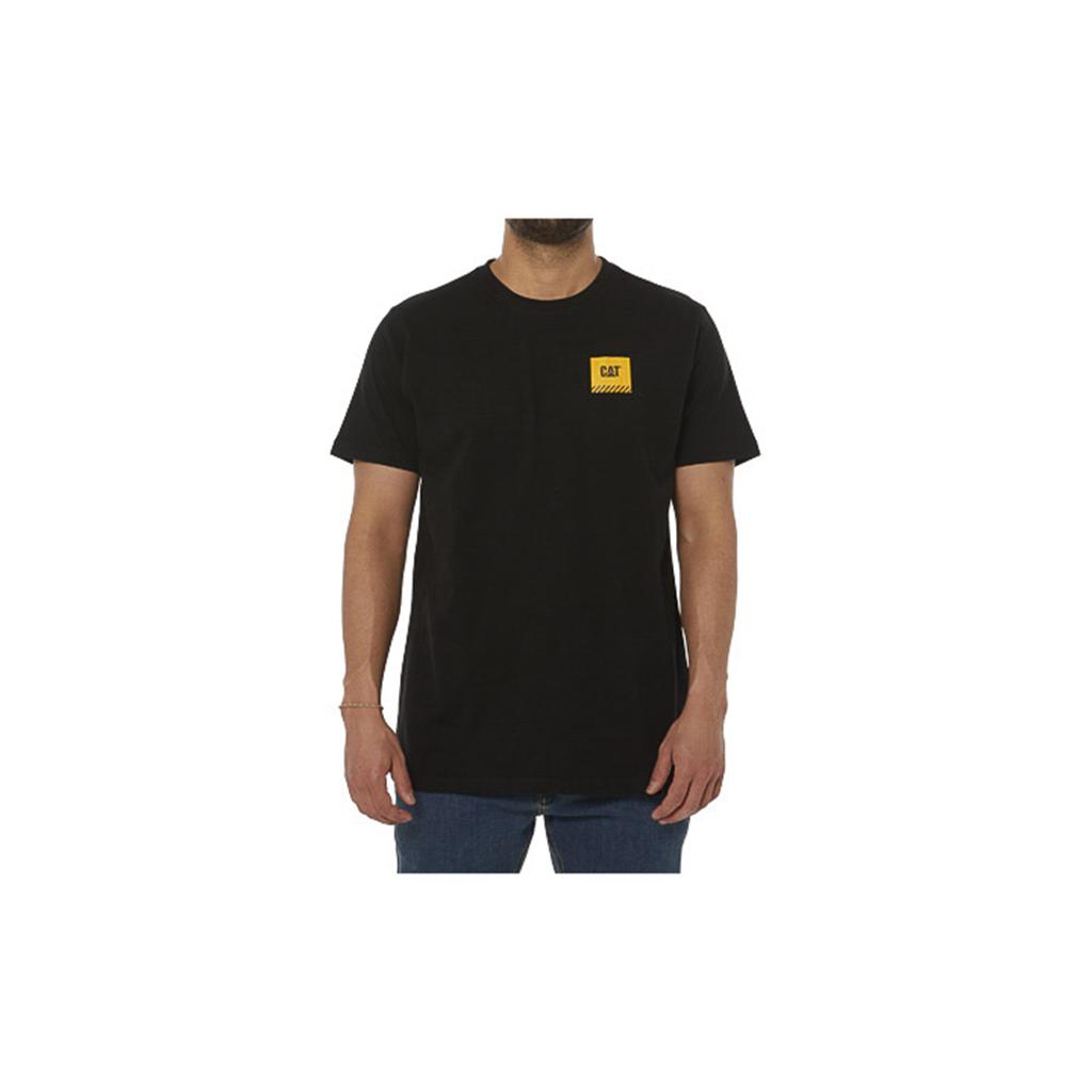 Caterpillar Munka Restricted T-Shirts Férfi Fekete | 3249-OYBCT