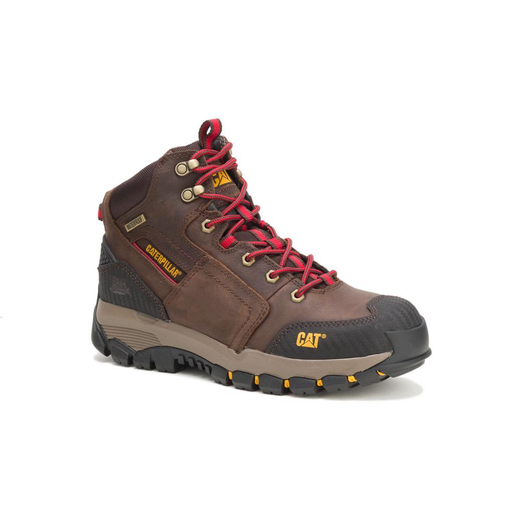 Caterpillar Navigator Waterproof Munkabakancs Férfi Barna | 4059-TFCEQ