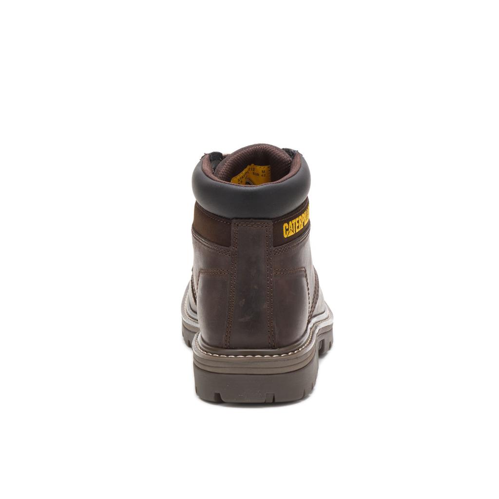 Caterpillar Outbase Steel Toe Acél Orrú Csizma Férfi Kávé | 6743-CMGOE