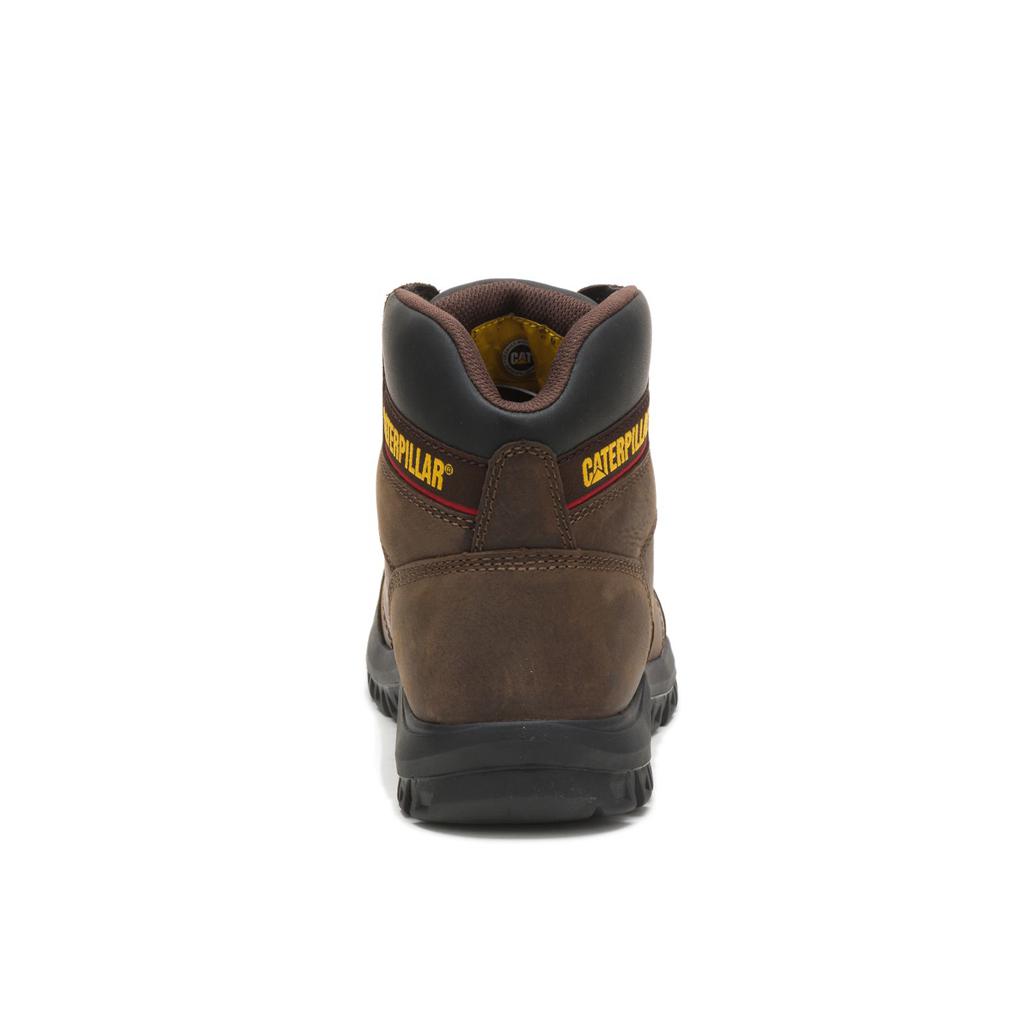 Caterpillar Outline Steel Toe Csa Munkabakancs Férfi Barna | 7891-SIFAY