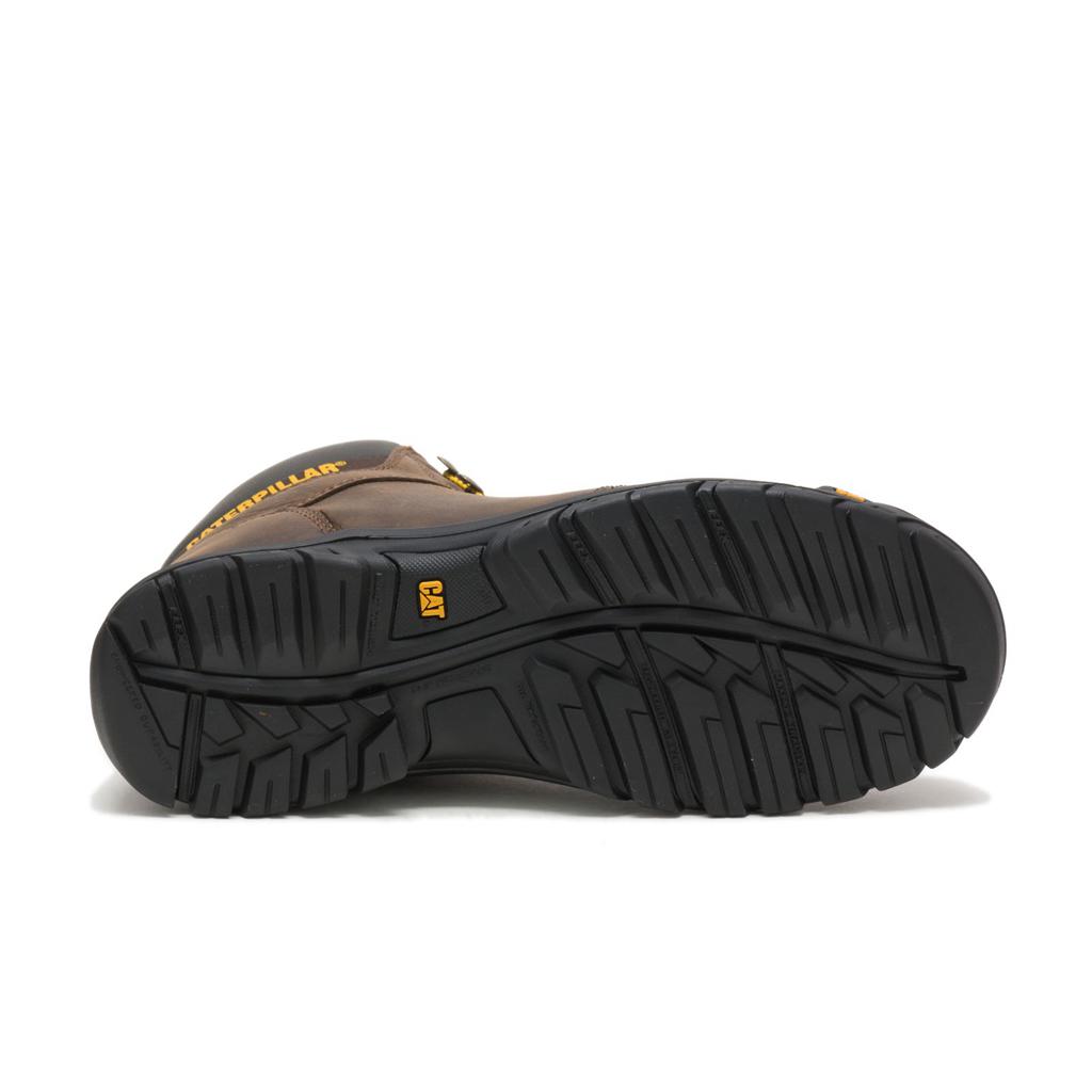 Caterpillar Outline Steel Toe Csa Munkabakancs Férfi Barna | 7891-SIFAY