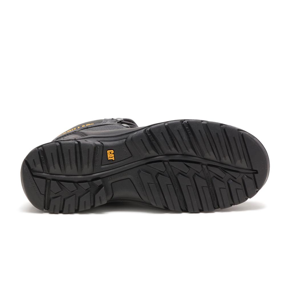 Caterpillar Outline Steel Toe Munkabakancs Férfi Fekete | 7256-GULNF