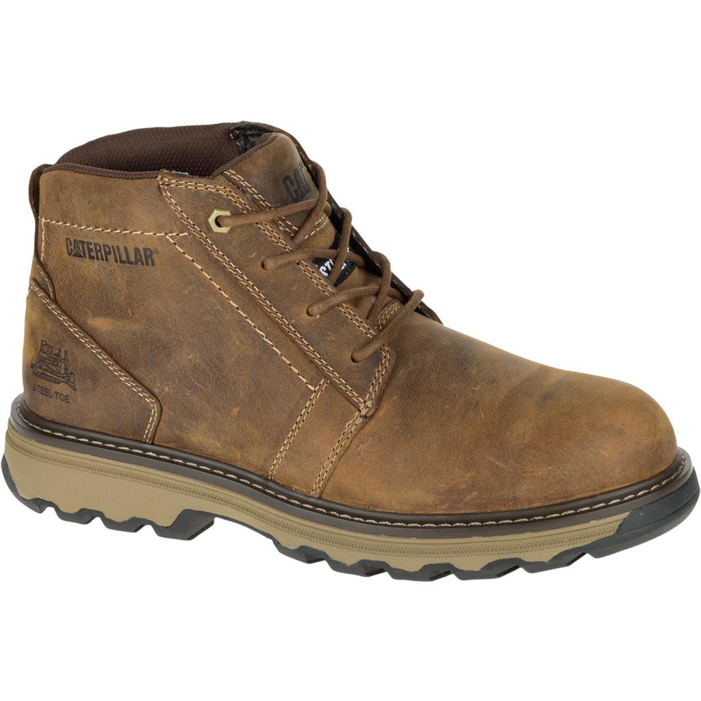 Caterpillar Parker Steel Toe S1p Hrc Sra Munkabakancs Férfi Sötétbézs | 1207-AECFY