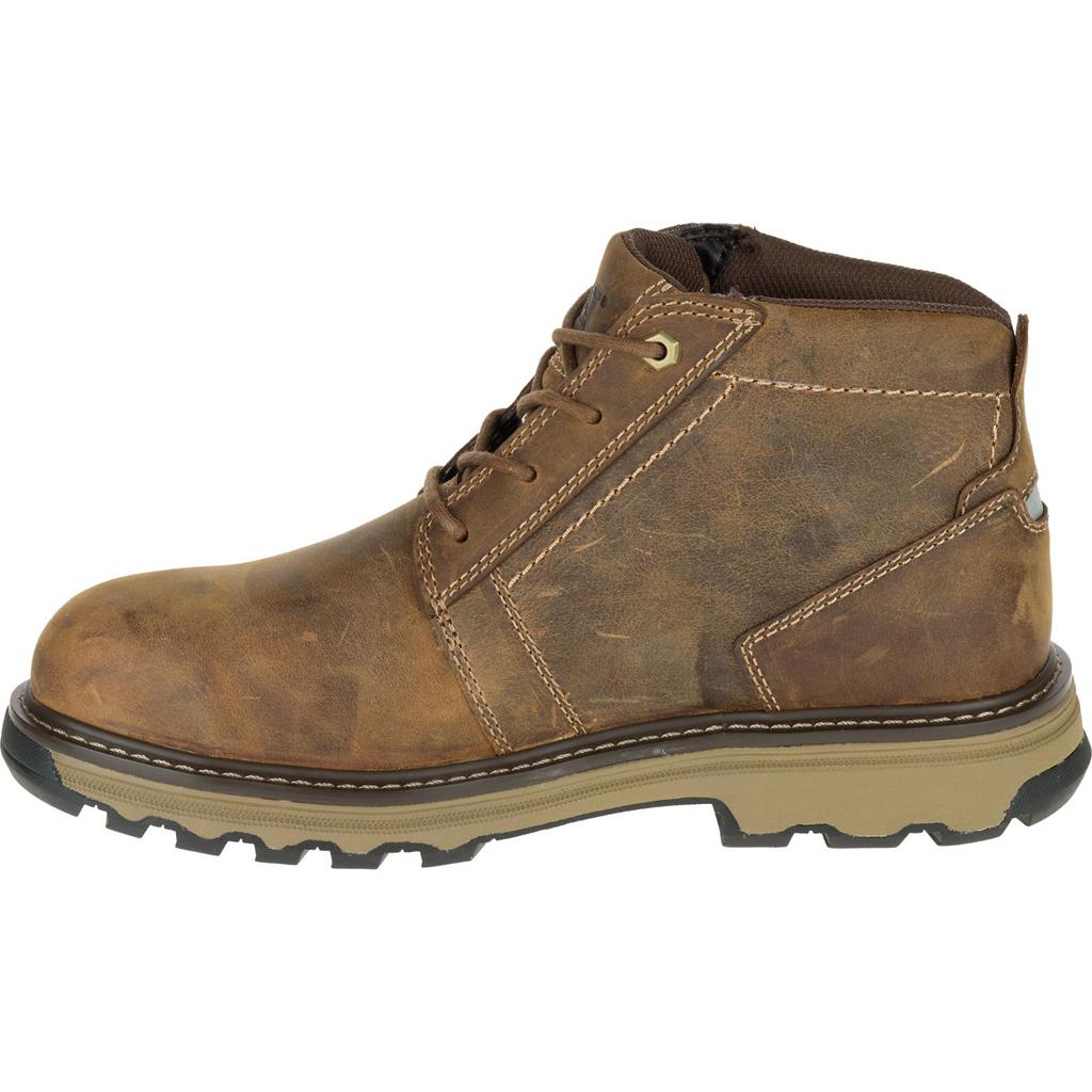 Caterpillar Parker Steel Toe S1p Hrc Sra Munkabakancs Férfi Sötétbézs | 1207-AECFY