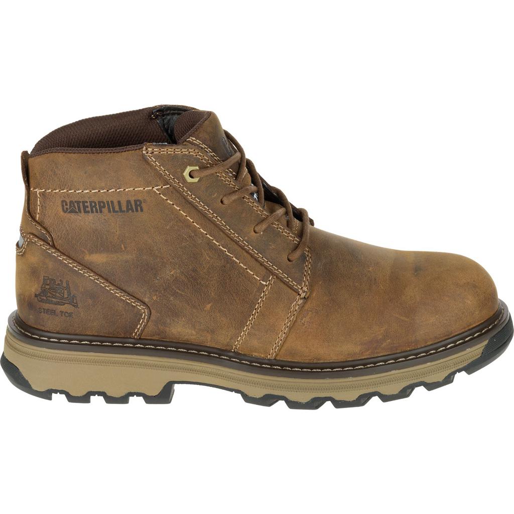 Caterpillar Parker Steel Toe S1p Hrc Sra Munkabakancs Férfi Sötétbézs | 1207-AECFY