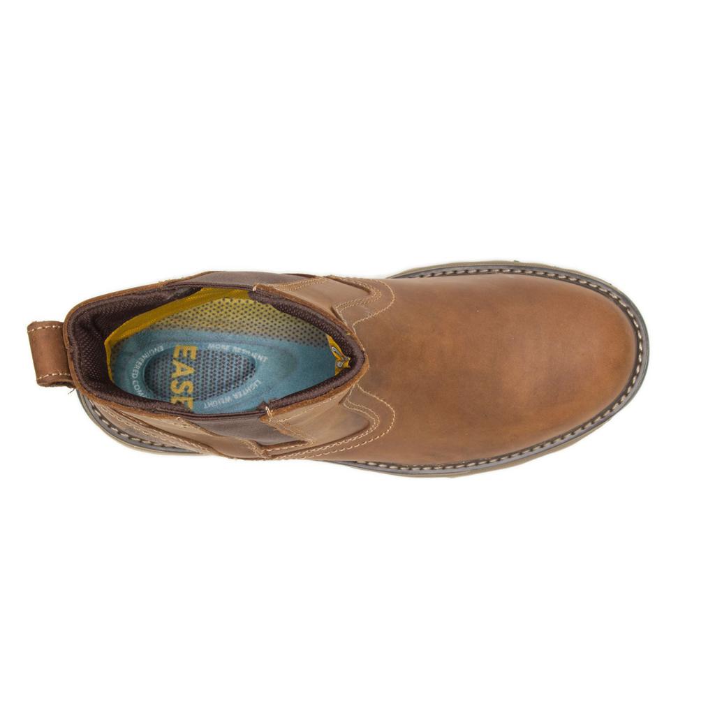 Caterpillar Pelton Slip On Férfi Sötétbézs | 4957-FKYAJ