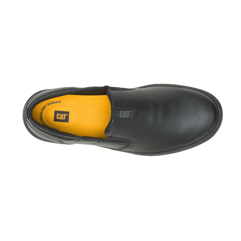 Caterpillar Prorush Sr+ Slip-on Munkacipő Férfi Fekete | 6327-WZAPM