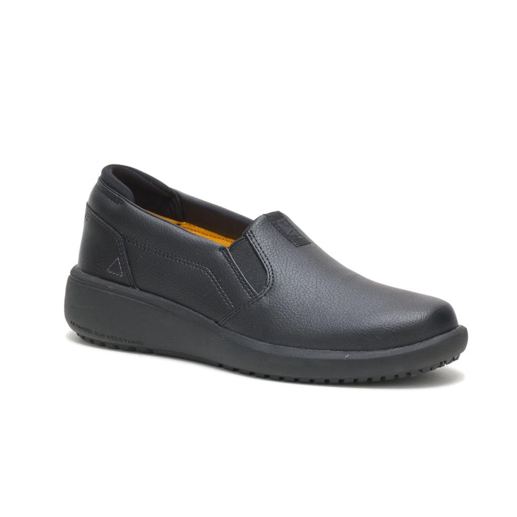 Caterpillar Prorush Sr+ Slip-on Munkacipő Női Fekete | 8239-CEVIJ