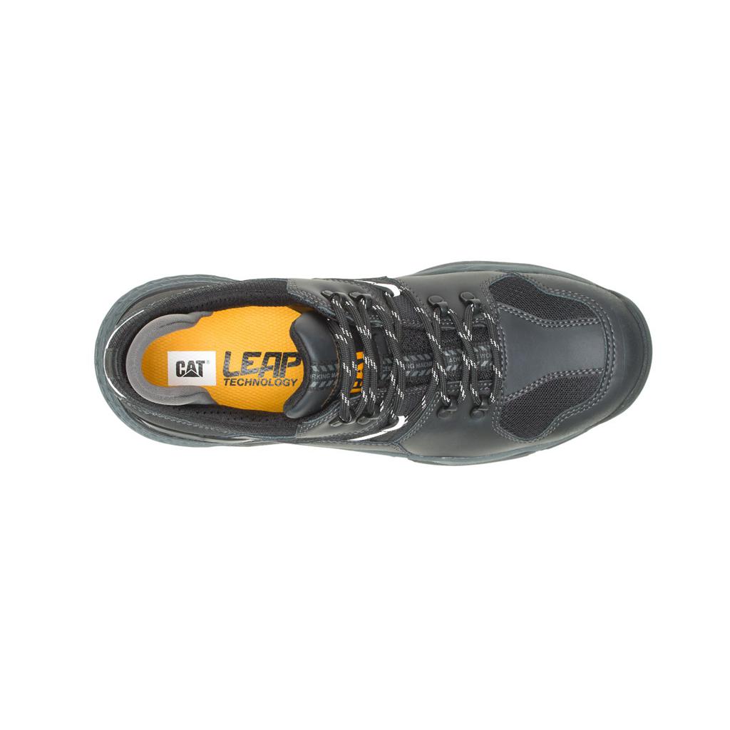 Caterpillar Provoke Lo Waterproof Alloy Toe Munkacipő Férfi Fekete | 2783-ZSNHA