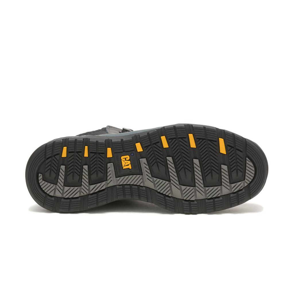 Caterpillar Provoke Mid Waterproof Alloy Toe Munkabakancs Férfi Fekete | 1038-DPLVB