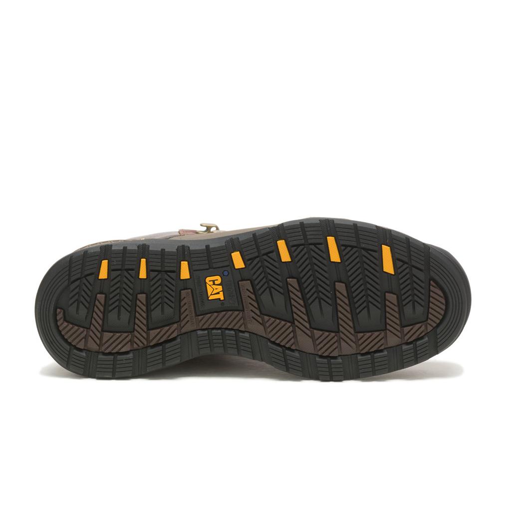 Caterpillar Provoke Mid Waterproof Alloy Toe Munkabakancs Férfi Barna | 6401-JAMNV