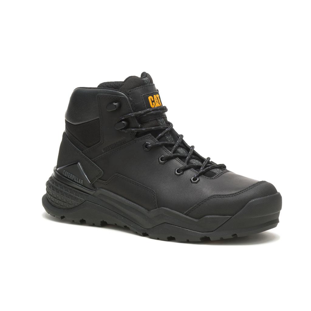 Caterpillar Provoke Mid Waterproof Munkabakancs Férfi Fekete | 6592-MFJUW