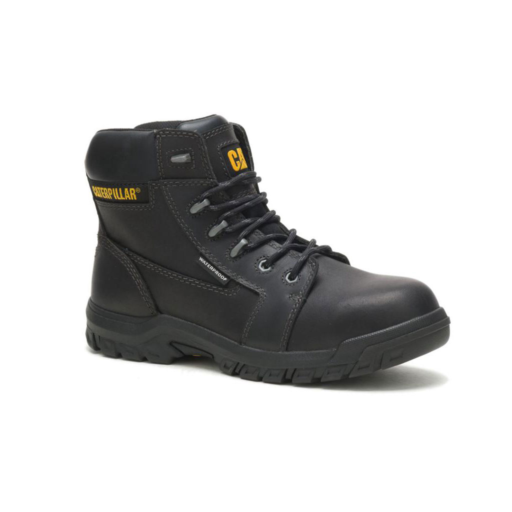 Caterpillar Resorption Waterproof Composite Toe Munkabakancs Női Fekete | 0237-MLDRX