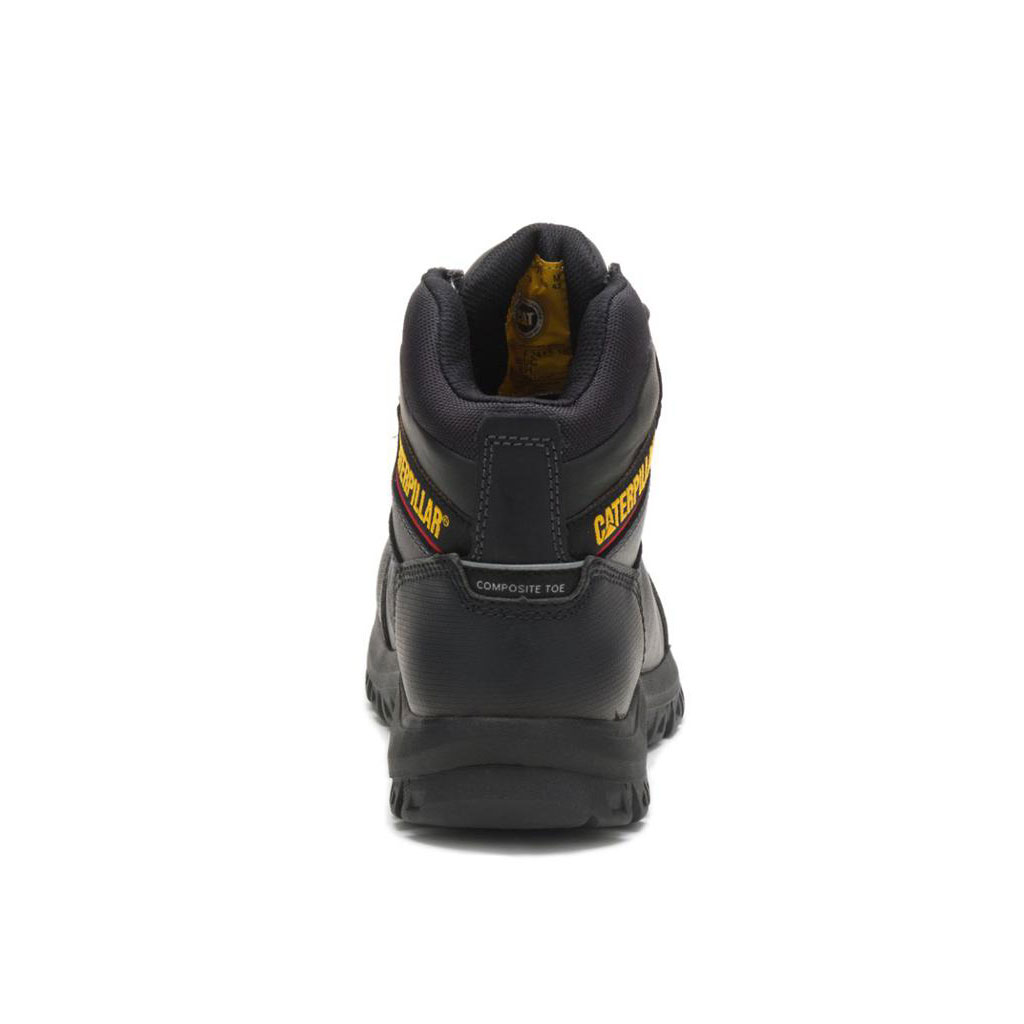 Caterpillar Resorption Waterproof Composite Toe Munkabakancs Férfi Fekete | 1845-CUDLI