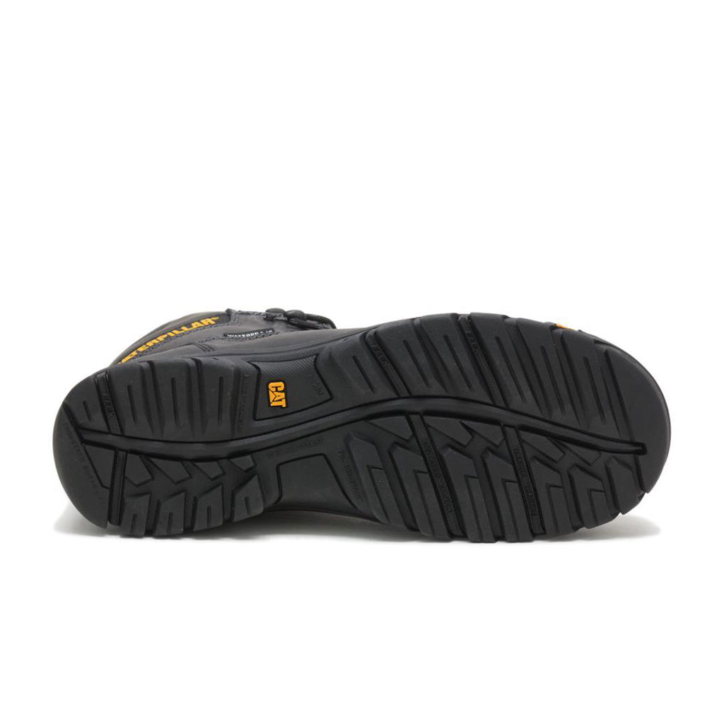 Caterpillar Resorption Waterproof Composite Toe Munkabakancs Férfi Fekete | 1845-CUDLI