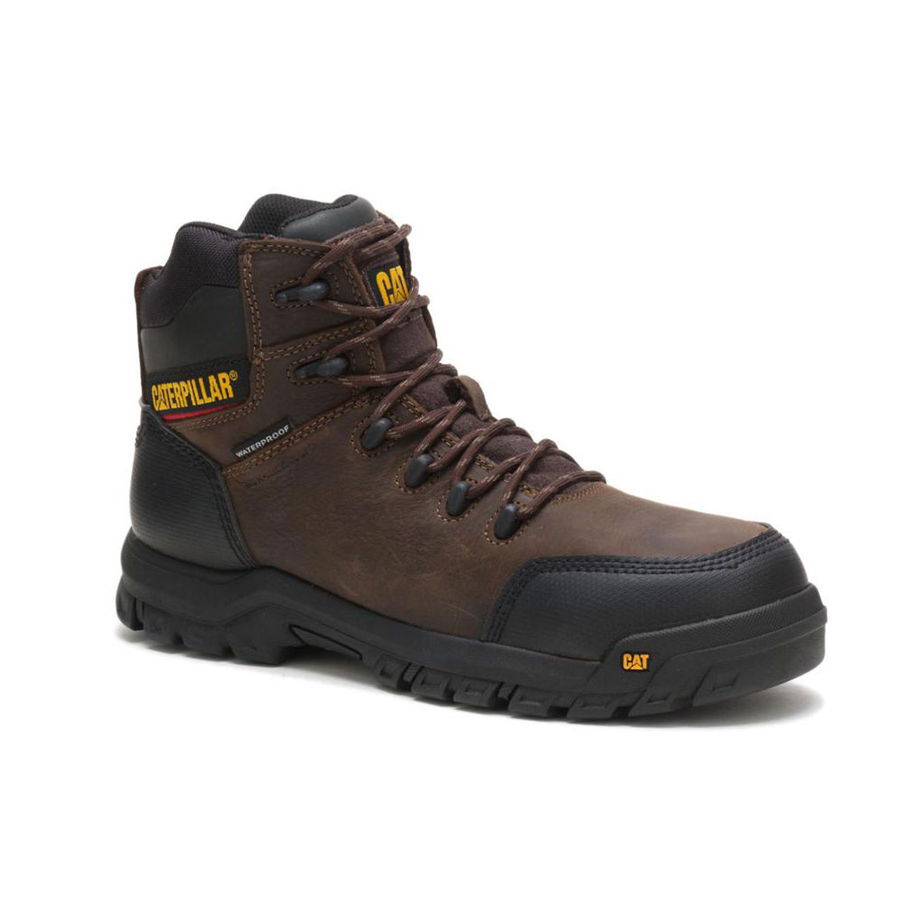 Caterpillar Resorption Waterproof Composite Toe Munkabakancs Férfi Barna | 2715-DUMLJ