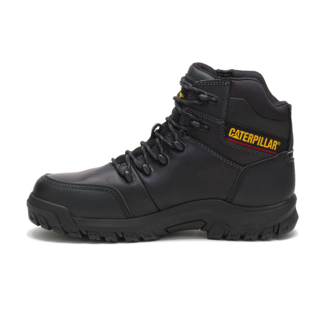 Caterpillar Resorption Waterproof Composite Toe Vízálló Bakancs Férfi Fekete | 2861-VZYNW