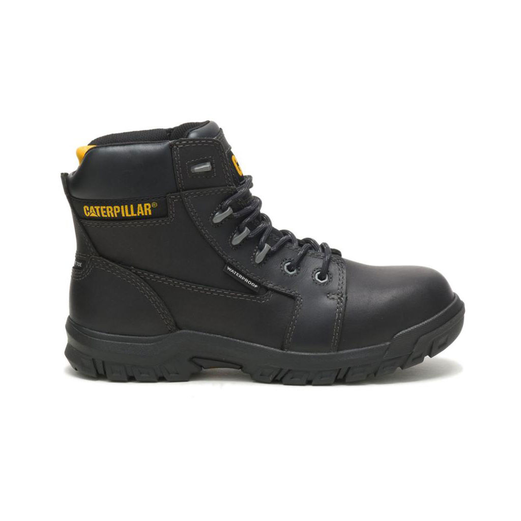 Caterpillar Resorption Waterproof Composite Toe Munkabakancs Női Fekete | 4836-NMHVX