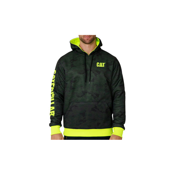 Caterpillar Reversible Banner Hoodie Pulóverek Női Zöld | 6715-WYPLN