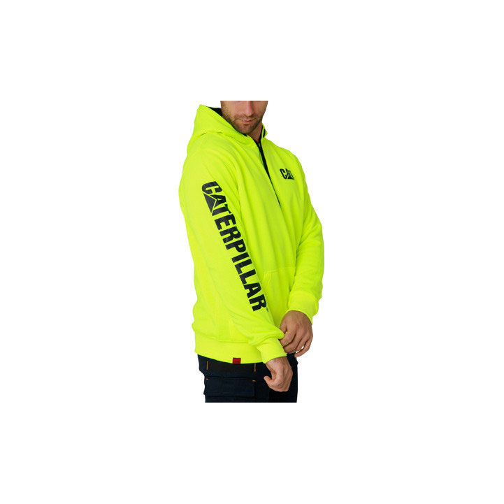 Caterpillar Reversible Banner Hoodie Pulóverek Női Zöld | 6715-WYPLN