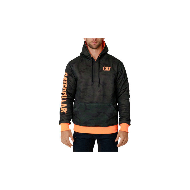 Caterpillar Reversible Banner Hoodie Pulóverek Női Narancssárga | 8639-JVRIA