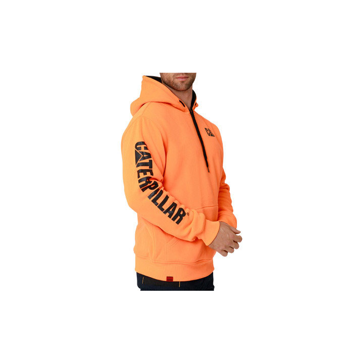 Caterpillar Reversible Banner Hoodie Pulóverek Női Narancssárga | 8639-JVRIA