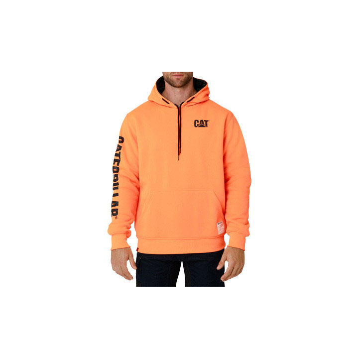 Caterpillar Reversible Banner Hoodie Pulóverek Női Narancssárga | 8639-JVRIA