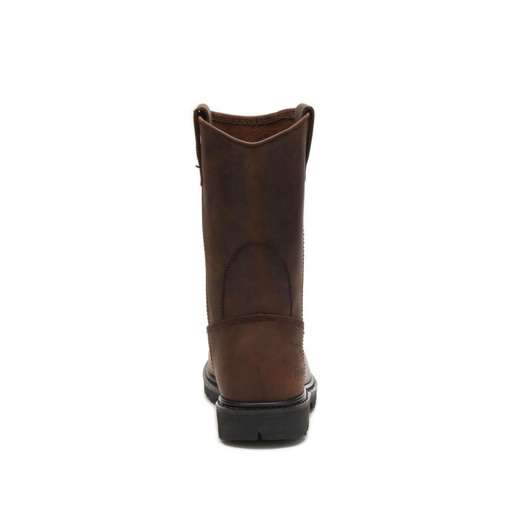 Caterpillar Revolver Steel Toe Csizma Pull-On Férfi Barna | 3475-IHURS