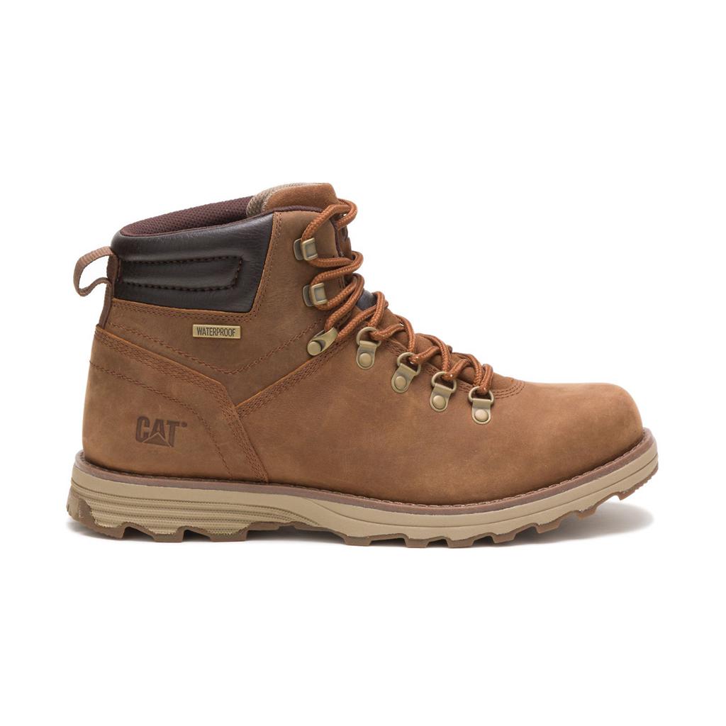 Caterpillar Sire Waterproof Munkabakancs Férfi Barna | 6045-NOEFC