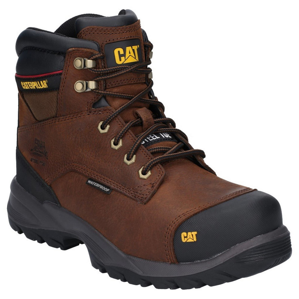 Caterpillar Spiro Waterproof S3 Munkabakancs Férfi Sötétbarna | 6453-DQNAS