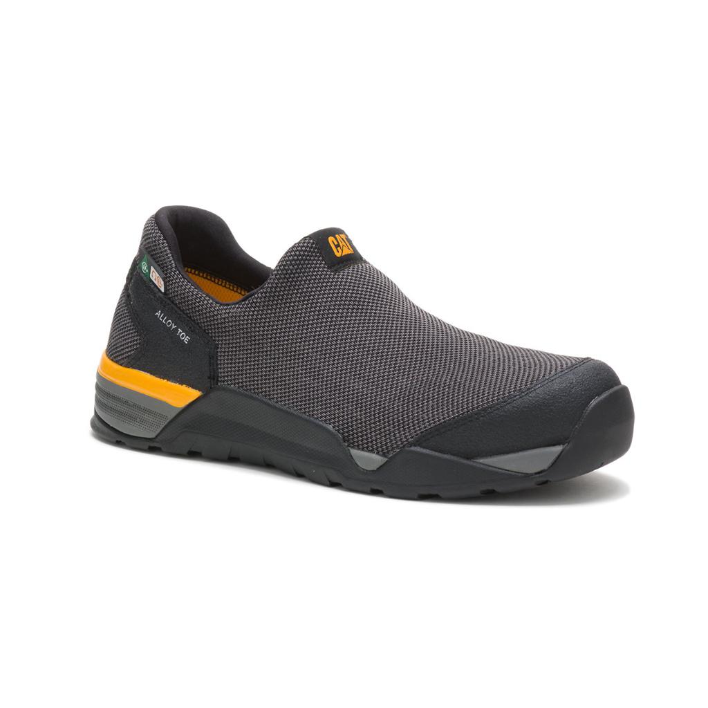 Caterpillar Sprint Mesh Moc Alloy Toe Csa Munkacipő Férfi Fekete | 9750-PNQSH