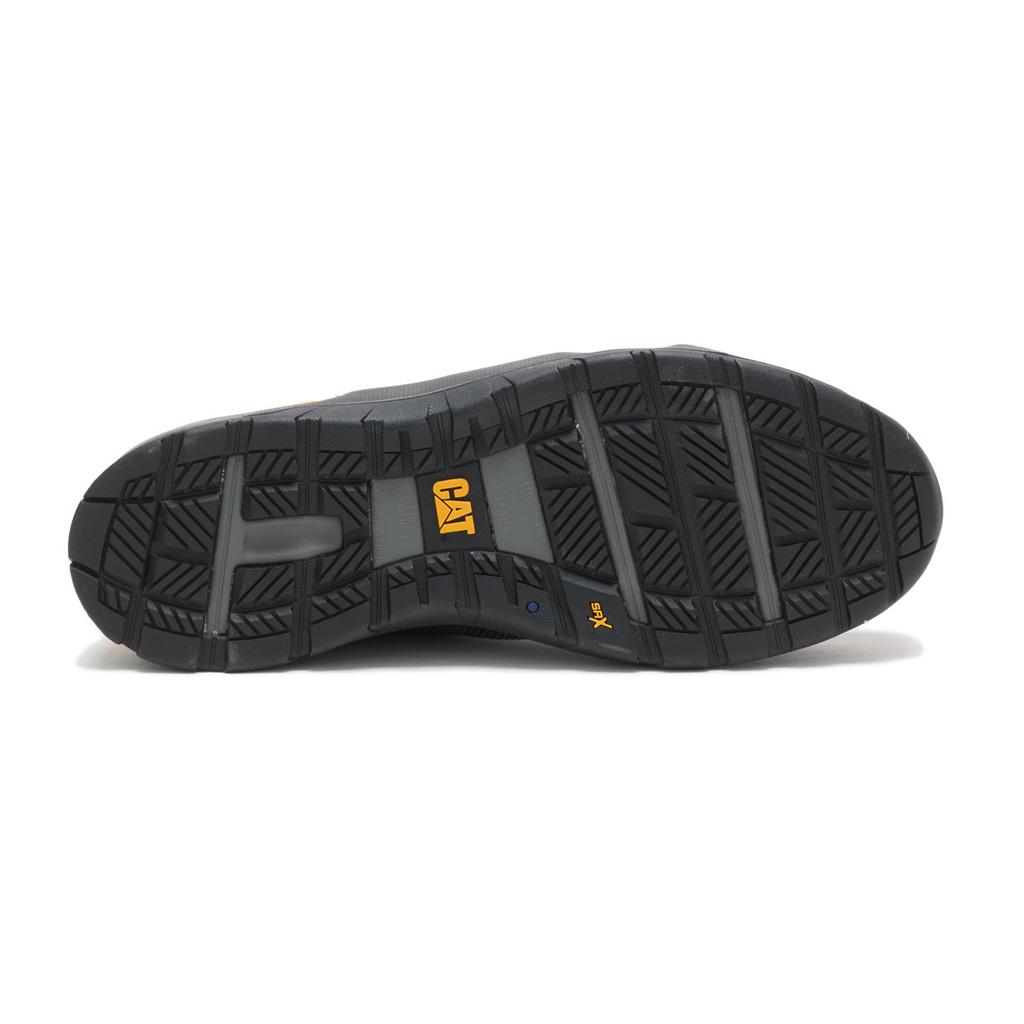 Caterpillar Sprint Mesh Moc Alloy Toe Csa Munkacipő Férfi Fekete | 9750-PNQSH