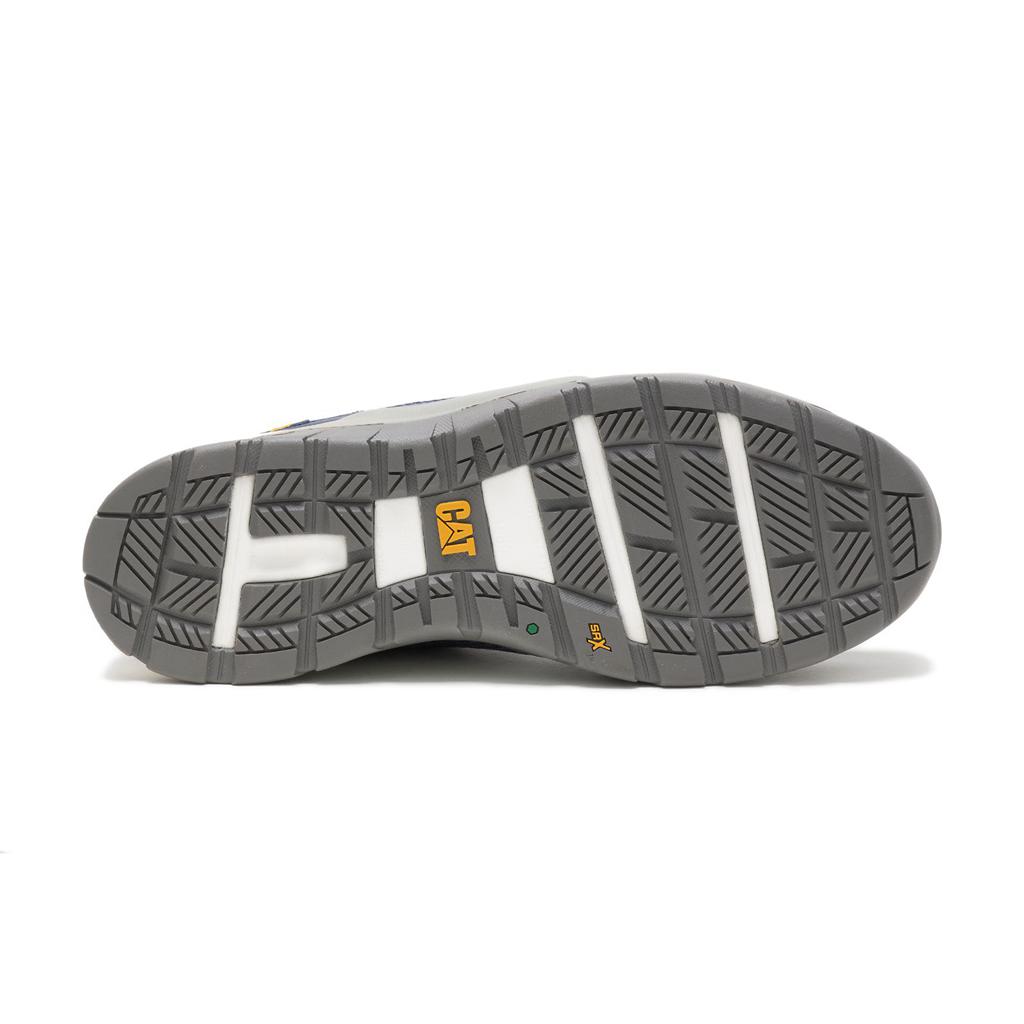 Caterpillar Sprint Textil Alloy Toe Csa Munkacipő Férfi Kék | 7128-EAFJI