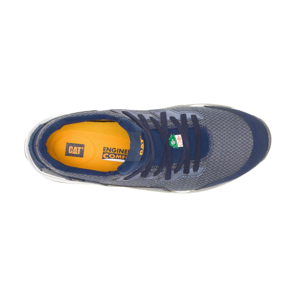 Caterpillar Sprint Textil Alloy Toe Csa Munkacipő Férfi Kék | 7128-EAFJI