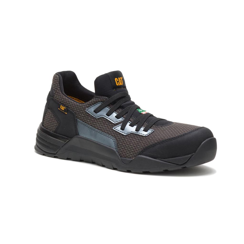 Caterpillar Sprint Textil Alloy Toe Csa Munkacipő Férfi Fekete | 7861-QMPND