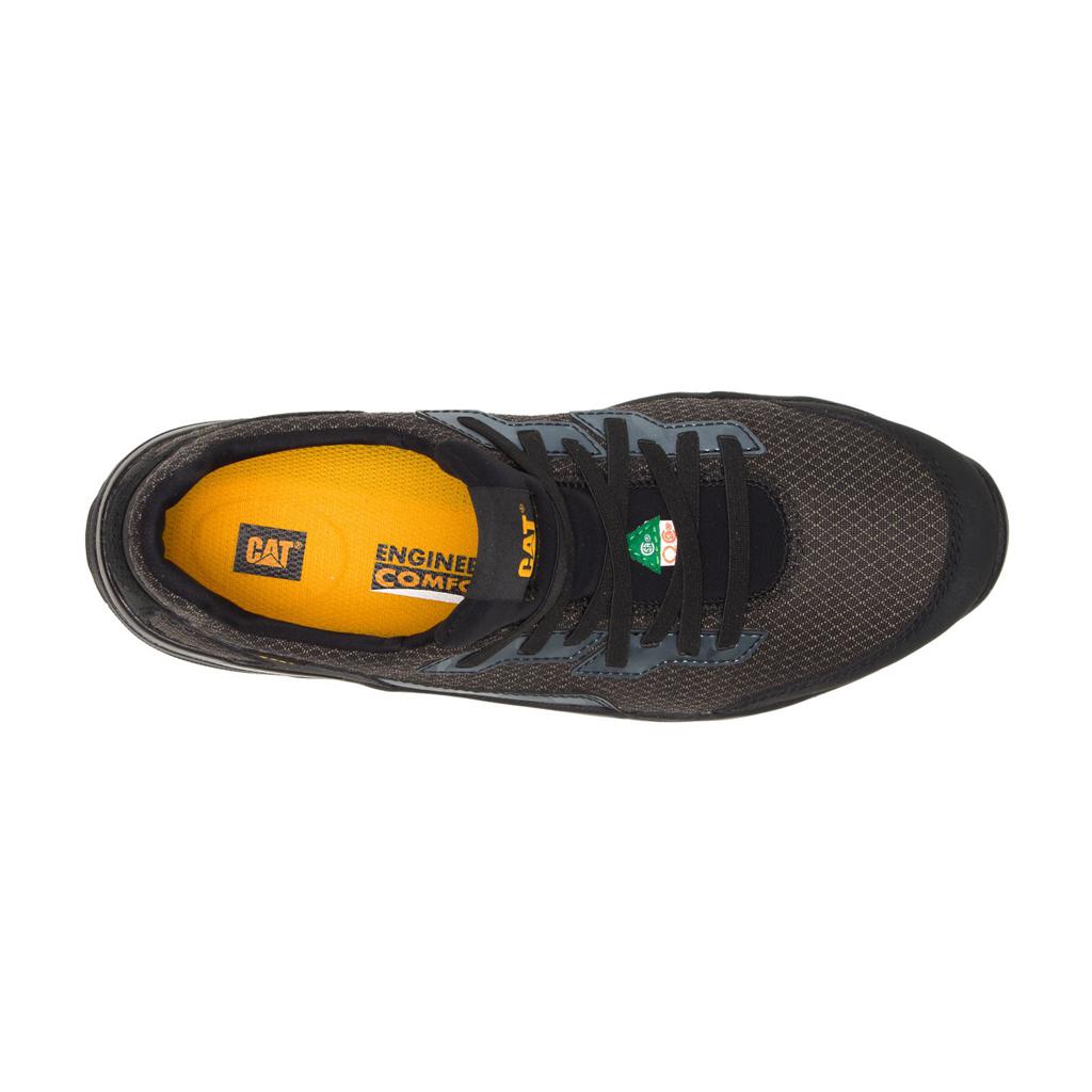 Caterpillar Sprint Textil Alloy Toe Csa Munkacipő Férfi Fekete | 7861-QMPND