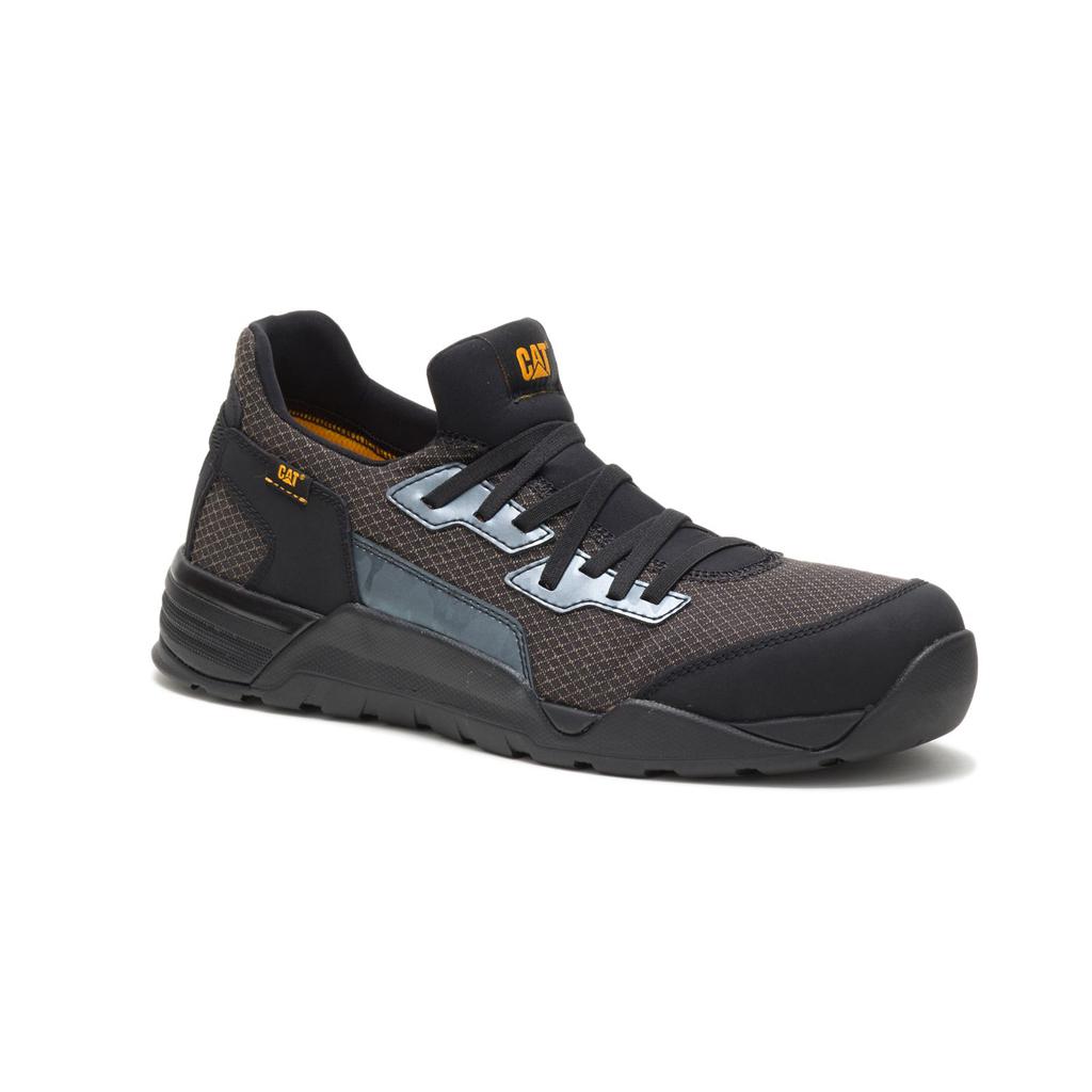 Caterpillar Sprint Textil Alloy Toe Tornacipő Férfi Fekete | 7965-RNEMC