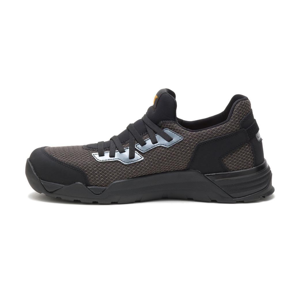 Caterpillar Sprint Textil Alloy Toe Tornacipő Férfi Fekete | 7965-RNEMC