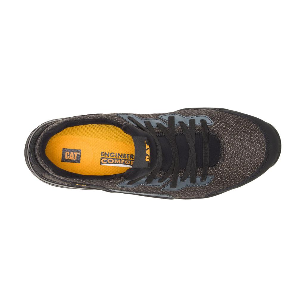 Caterpillar Sprint Textil Alloy Toe Tornacipő Férfi Fekete | 7965-RNEMC